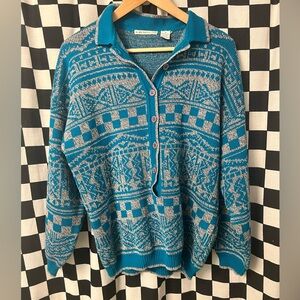 Vintage Acrylic Sweater A Benedetto Pullover